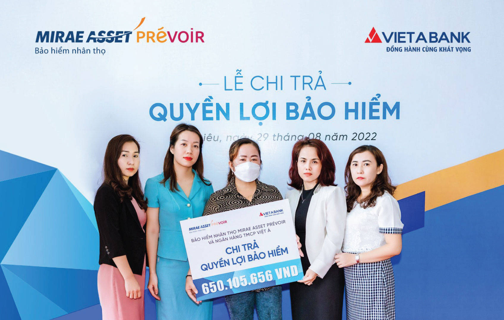 Mirae Asset Prévoir chi trả hơn 1,4 tỷ đồng quyền lợi bảo hiểm cho khách hàng